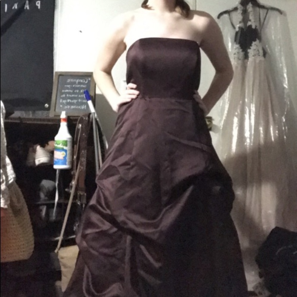 Brown David’s Bridal Formal/Prom Gown